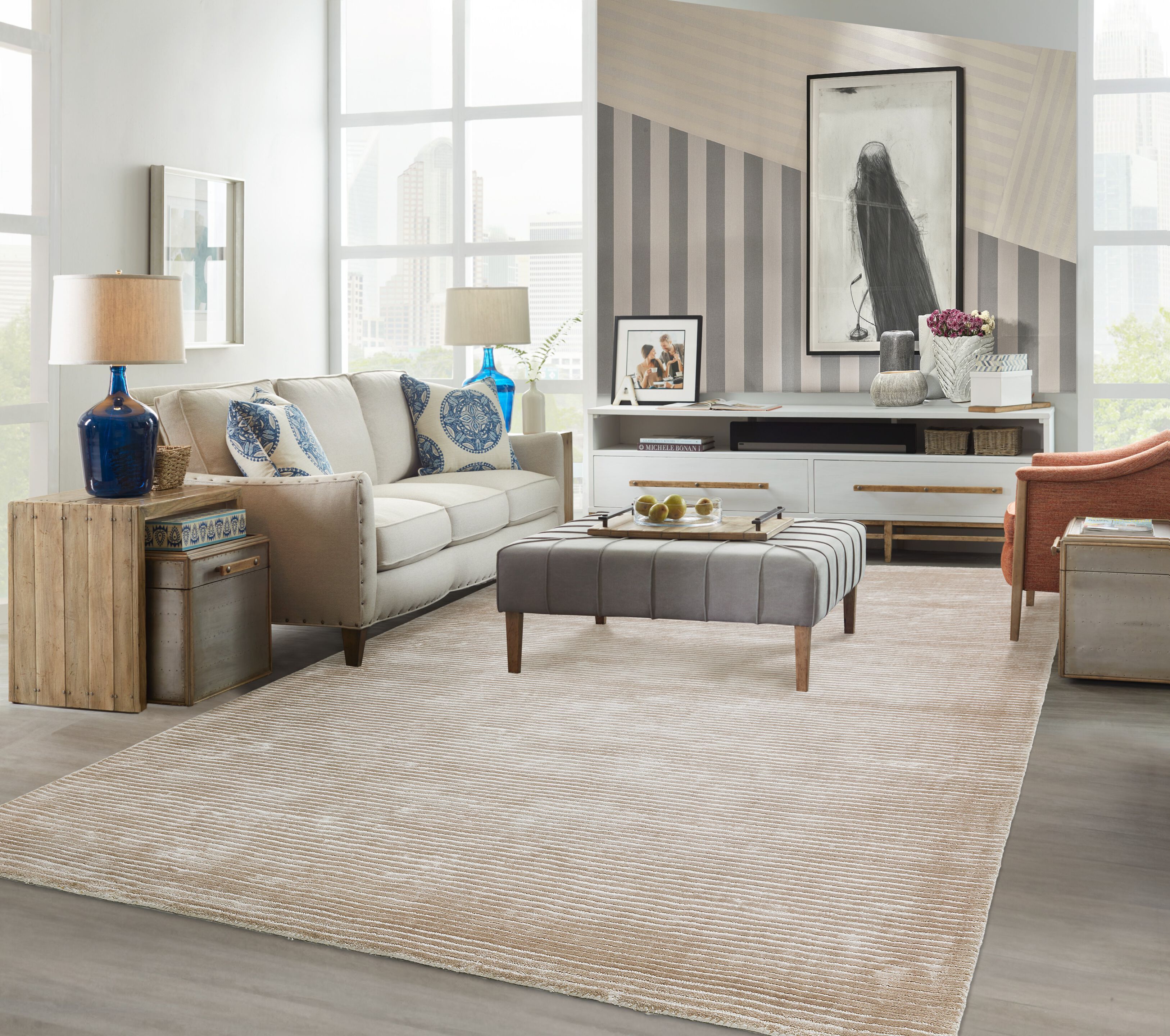 Сплошной цвет прямоугольный ковер Ademi Exclusive ARCH-00037831 - Вид №2