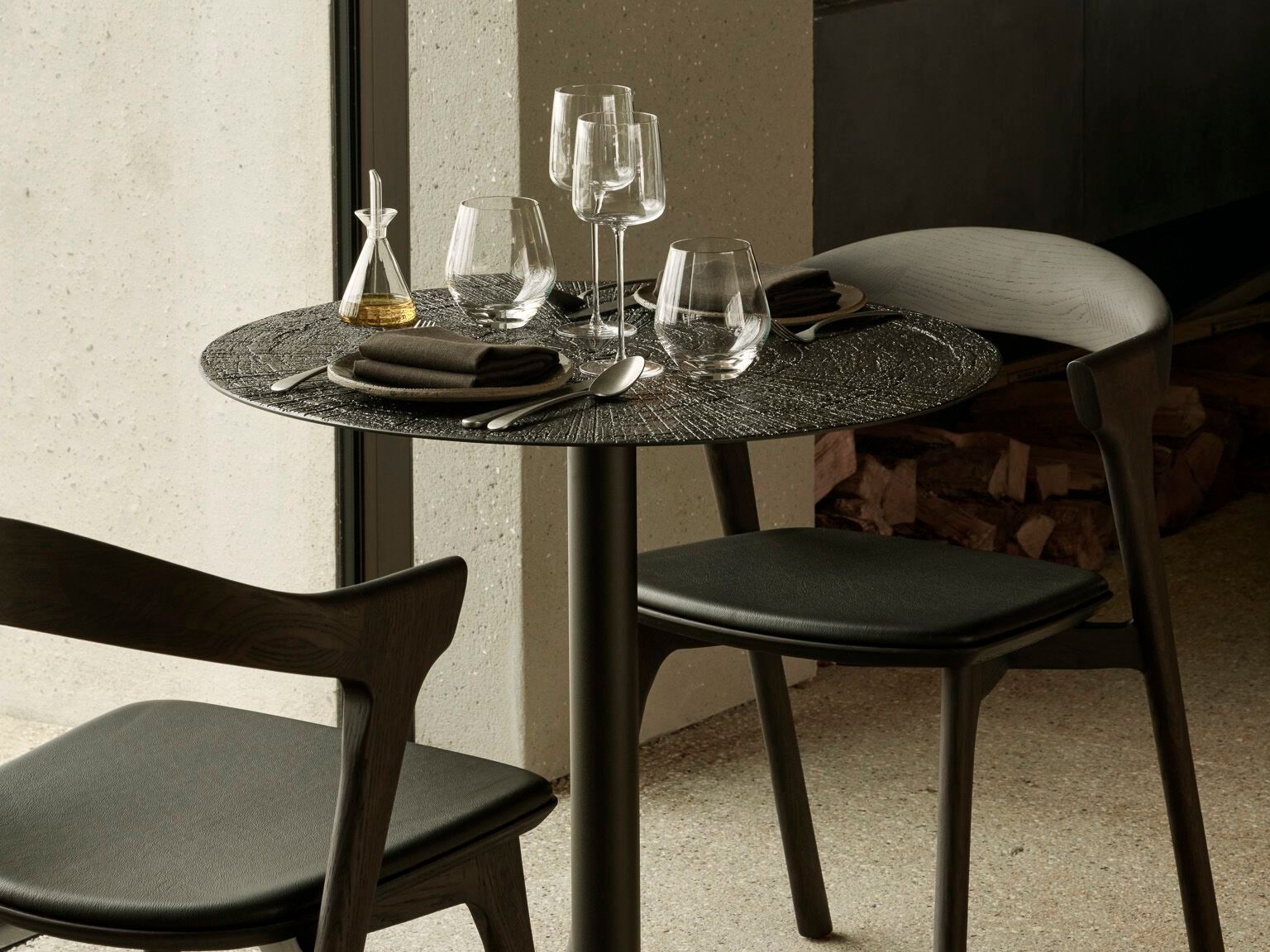 Круглый стол из минерального волокна Ethnicraft смесь ARCH-00100324 - Вид №4