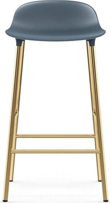 1400927 Барный стул 65 см латунь синий Normann Copenhagen Form - Вид №1