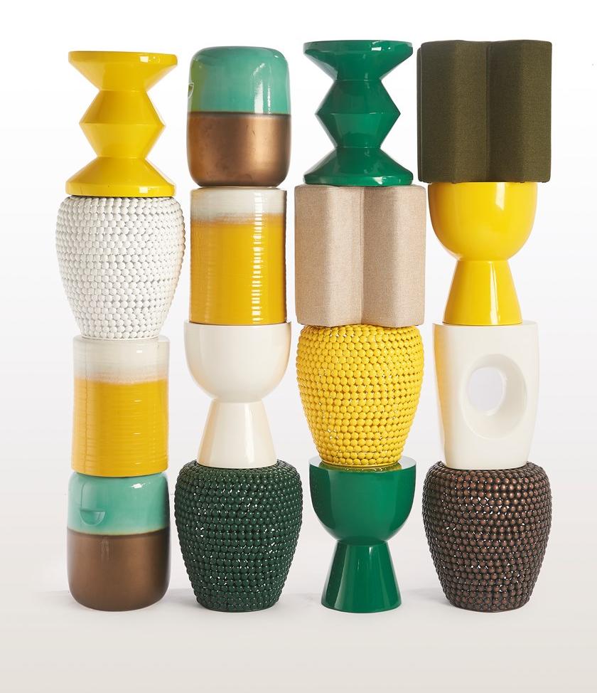 Pols Potten Низкий табурет с тканевой обивкой sun-id-1385385 - Вид №6