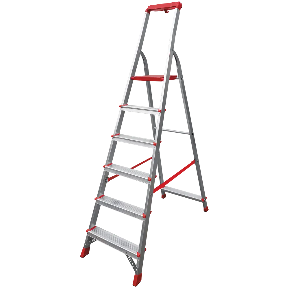 Стремянка Новая Высота Артель 6-ступенчатая с лотком для инструментов 82695056 STLM-0034317