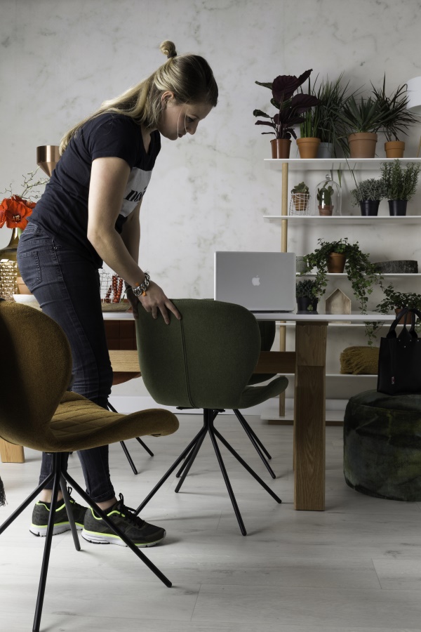 Стул OMG желто-коричневый Zuiver 1100171 - Вид №3