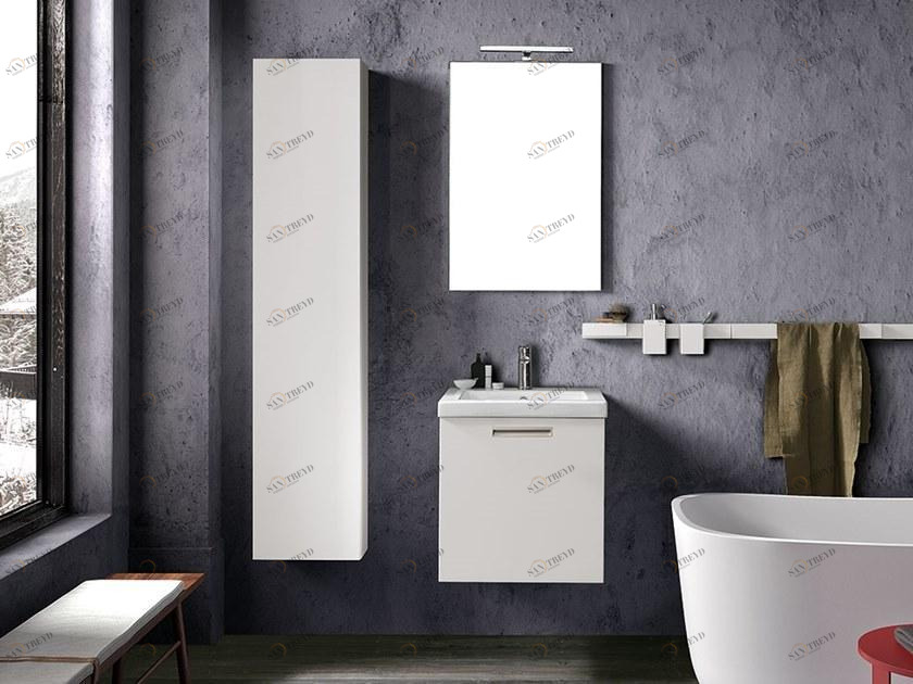 Archeda Тумба под умывальник, лакированная, с зеркалом Light sun-id-1346578