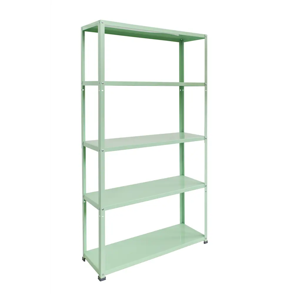 Стеллаж Colour 5 полок 90x175x30 см нагрузка на полку до 70 кг металл цвет зеленый 82543202 STLM-2020834 AR SHELVING  - Вид №3