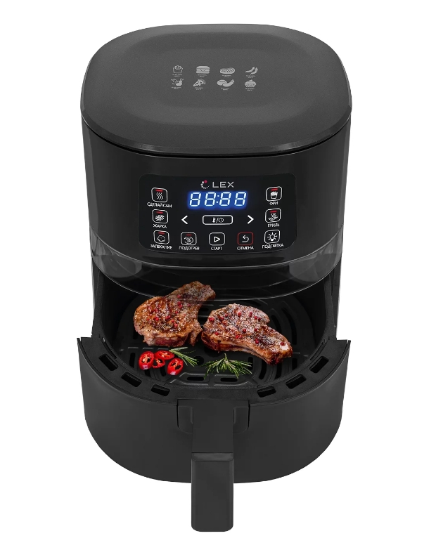 9903496 Аэрогриль LEX LXAF 5405 черный STDN-0005843 - Вид №12