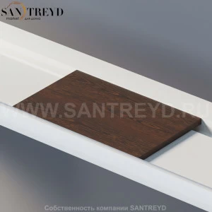 EVOLUZIONE Полка на раковину Evo-E1 под коричневый дуб ACOM6047U