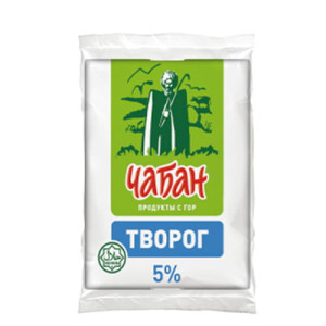 Творог 5% Чабан 180 г БЗМЖ