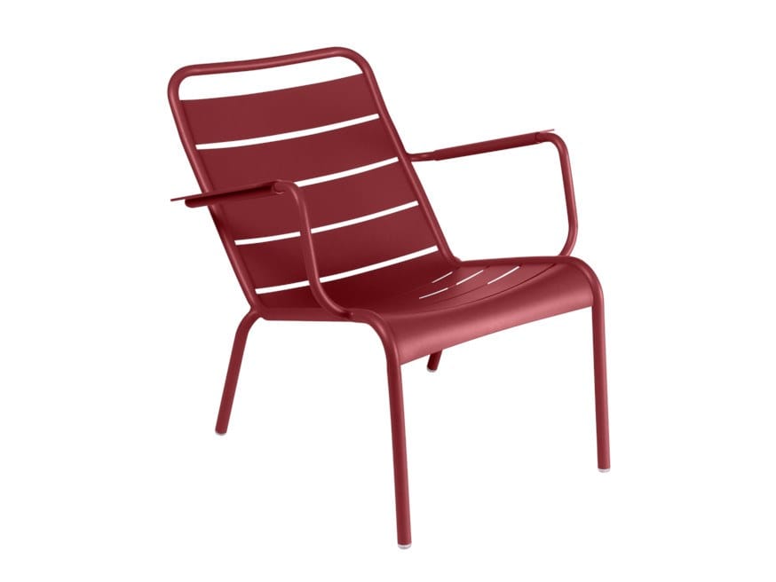 Алюминиевый штабелируемый садовый стул с подлокотниками Fermob Luxembourg ARCH-00023901