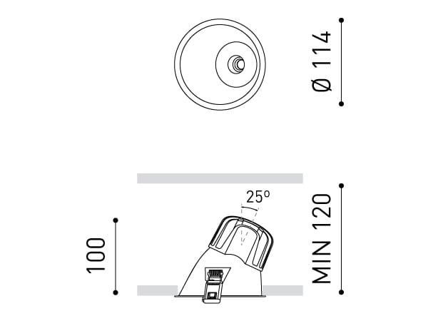 Алюминиевый круглый светодиодный светильник Arkoslight Lex ARCH-00039934 - Вид №7