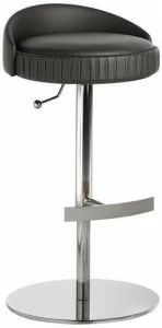 Potocco Стул кожаный поворотный с газлифтом Plissé 929/a-gas