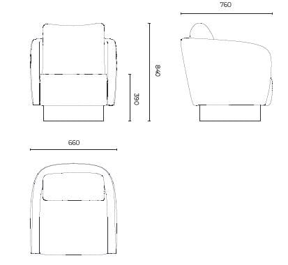 Бархатное кресло с подлокотниками Stylish Club His &amp ARCH-00083062 - Вид №19