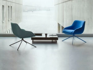 Casala Кресло из ткани с подлокотниками Blue