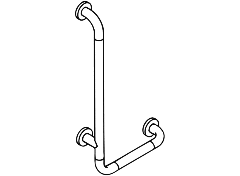 801.22B100 угловая ручка HEWI Edition matt | Polyamid  - Вид №6