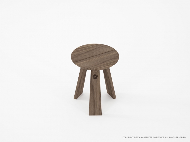 609_1319 Круглый табурет Karpenter East - Вид №1