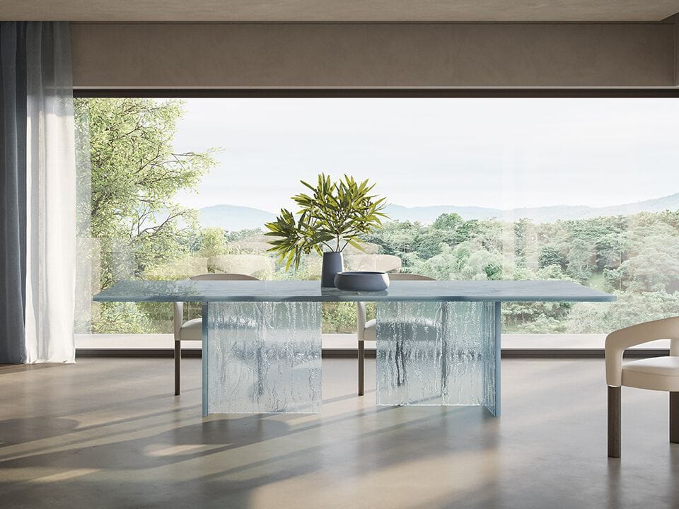 Прямоугольный стеклянный стол REFLEX ARCH-00000704 - Вид №2