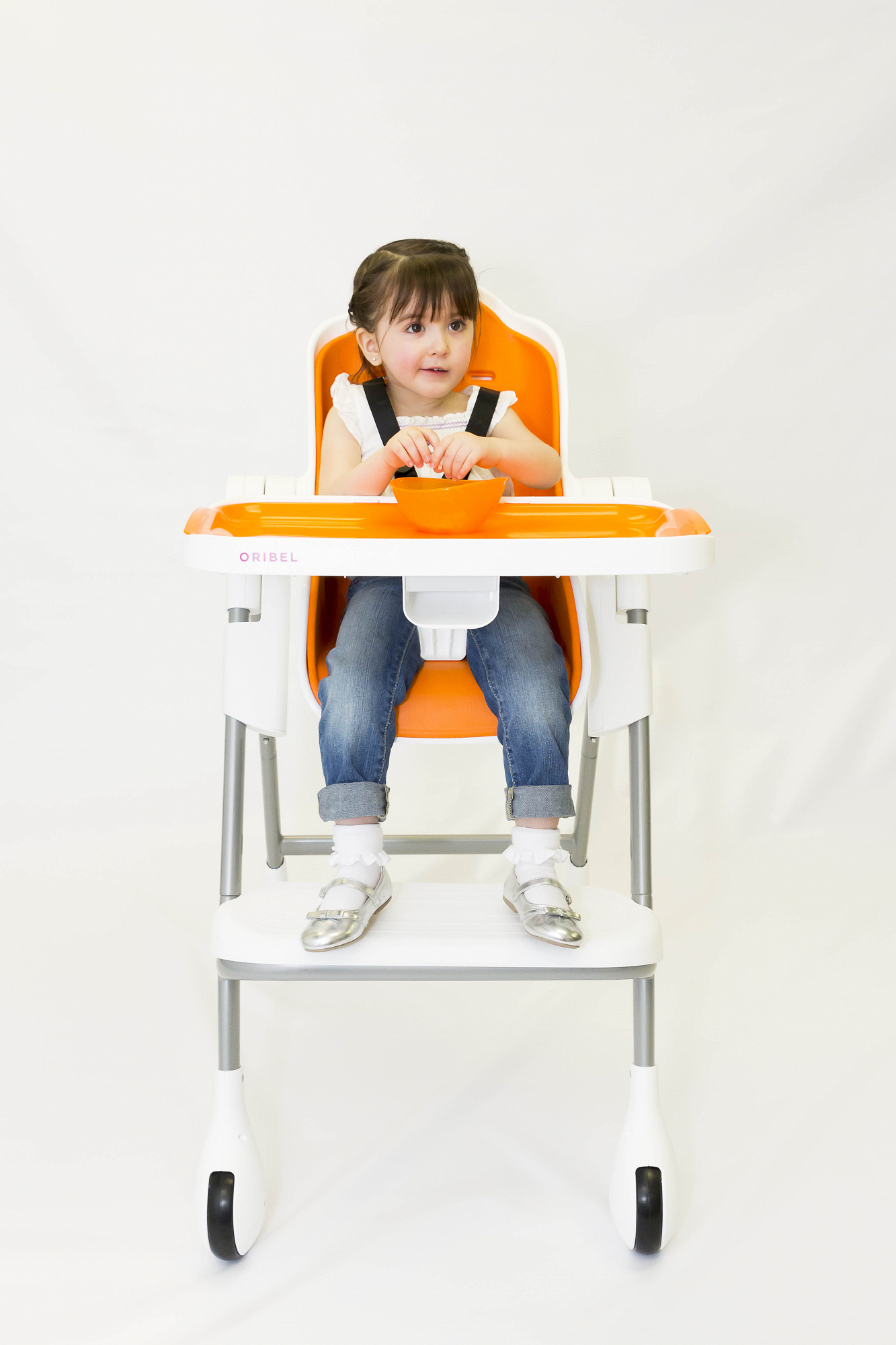 Стульчик для кормления Cocoon апельсиновый ORIBEL  322516 Оранжевый Santreyd  - Вид №3