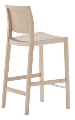 Andreu World Высокий деревянный табурет Duos Bq2757 - Вид №1
