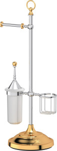 STI 134 Стойка с 3-мя аксессуарами для туалета 80 cm 3SC STILMAR CHROME/GOLD