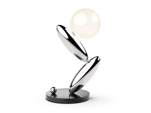 Металлическая светодиодная настольная лампа с регулируемой яркостью