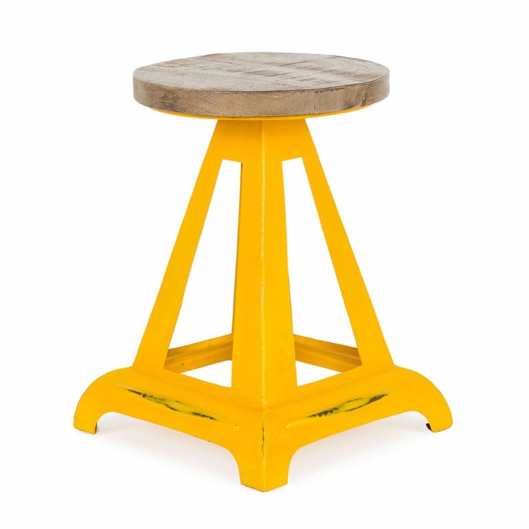 080952 Табурет из дерева и металла Francisco Segarra Daki Santreyd  - Вид №2