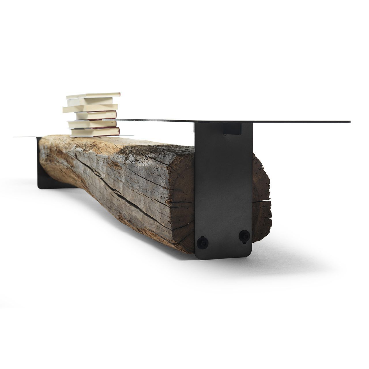 Журнальный столик из переработанного дерева для гостиной Mogg BEAM ARCH-00055610 - Вид №1