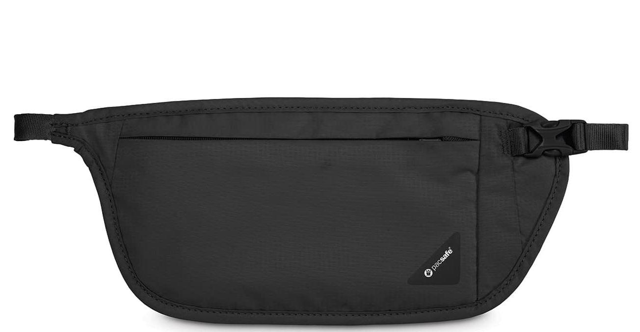 10142100 Сумка-кошелек на пояс 10142 V100 RFID Blocking Waist Wallet PacSafe Coversafe 