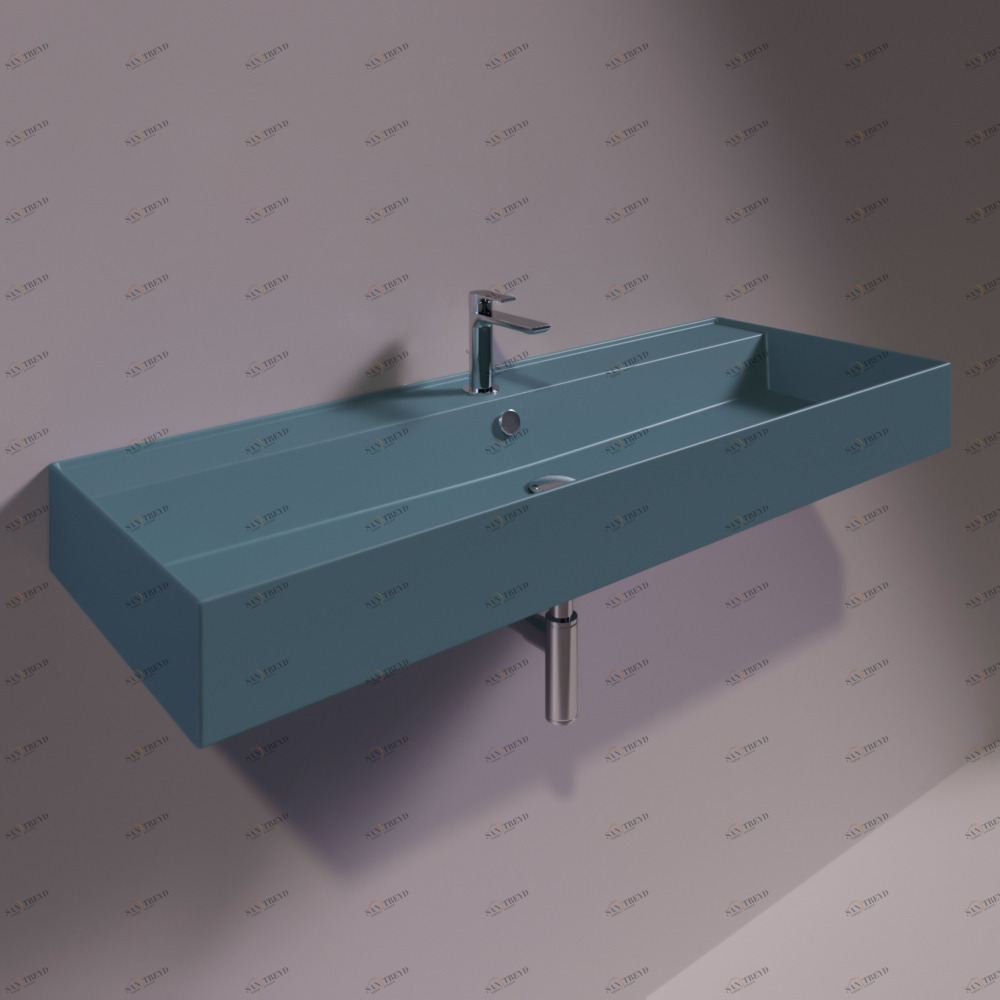 AG121NAVYMATT Подвесная раковина настенная прямоугольная Simas Agile