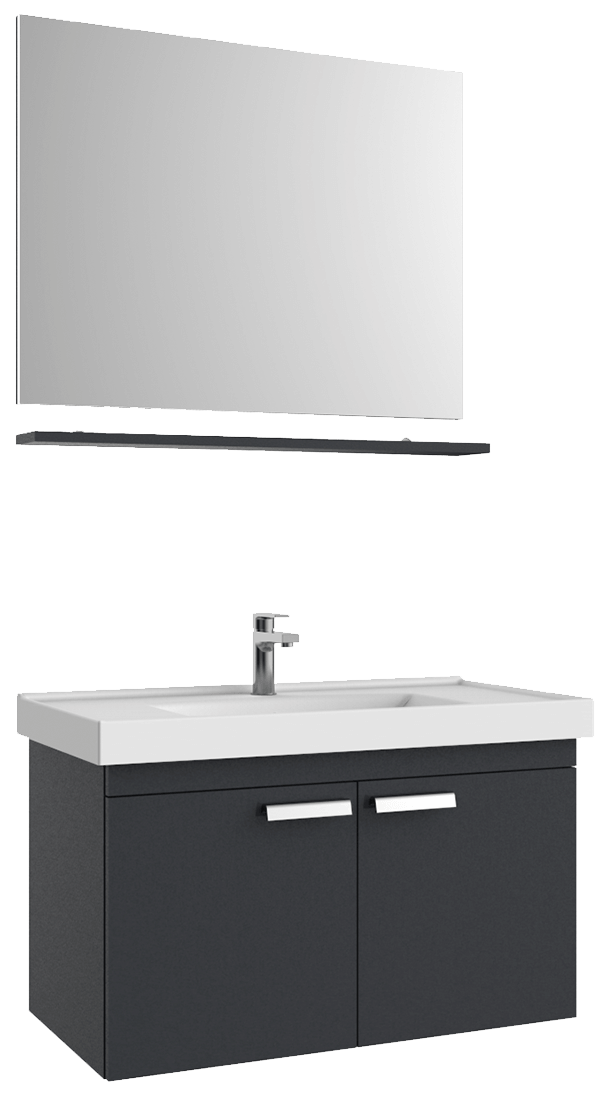 Bello 85 см Базовый модуль антрацитовый / BL0085.10.AA Bello Creavit