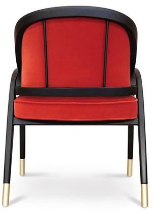 KOKET Стул из ткани с подлокотниками sun-id-1389899 - Вид №3