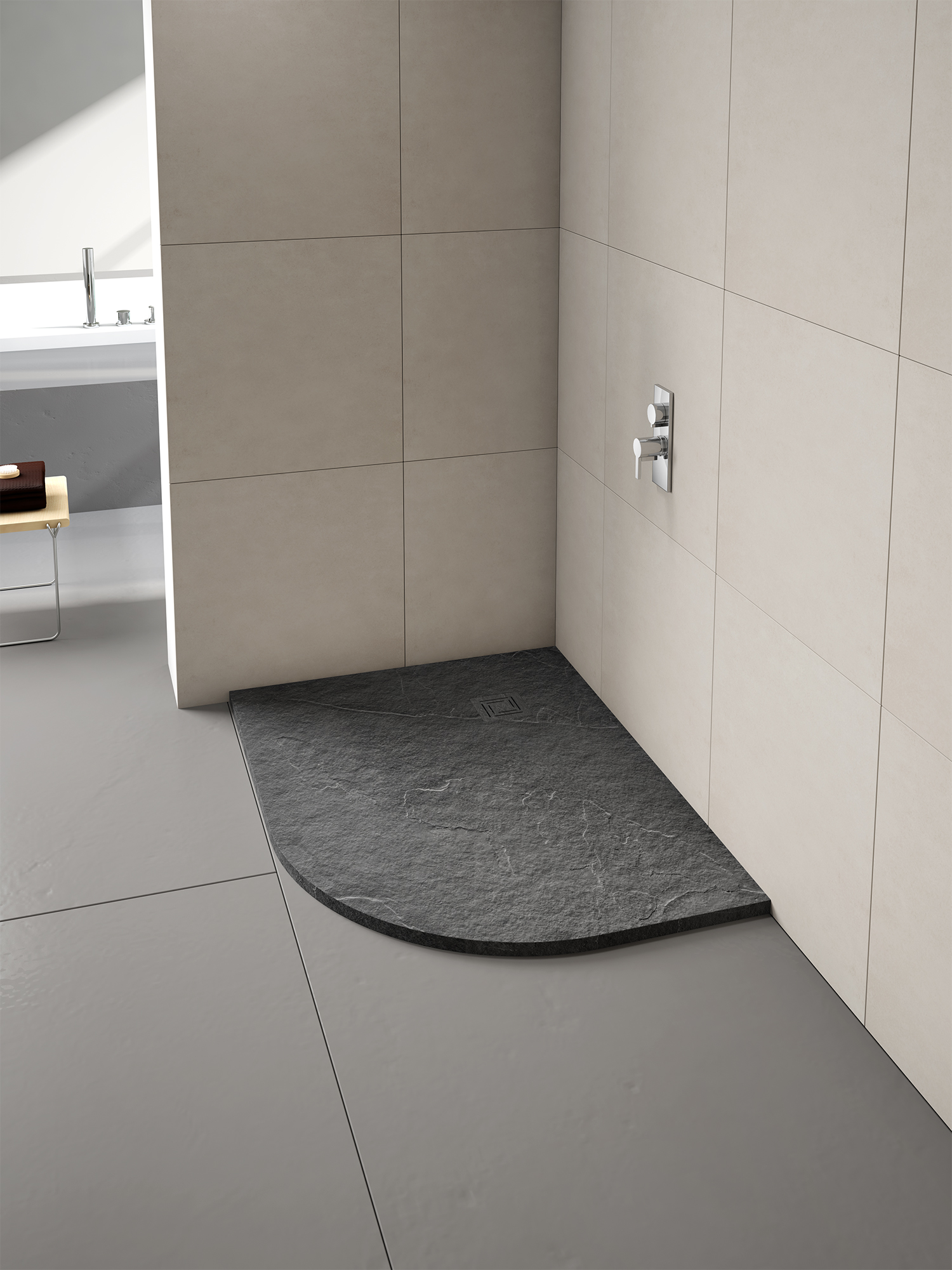 Душевой поддон T108HB L или R Merlyn Truestone - Вид №3