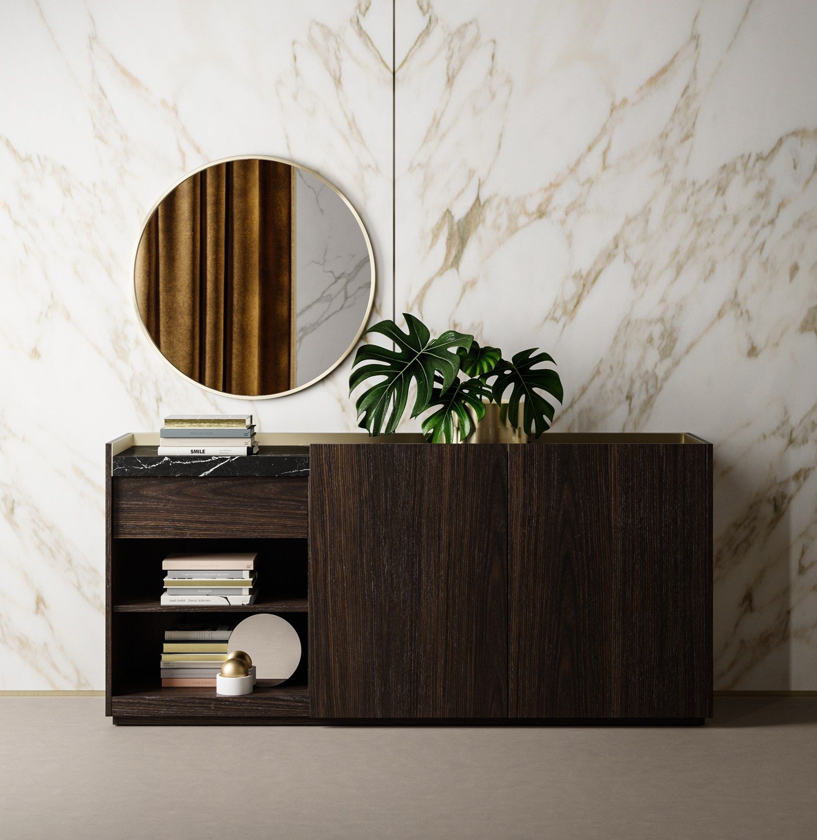 Деревянный офисный шкаф с распашными дверями PROF Block 2.0 ARCH-00096353 - Вид №4