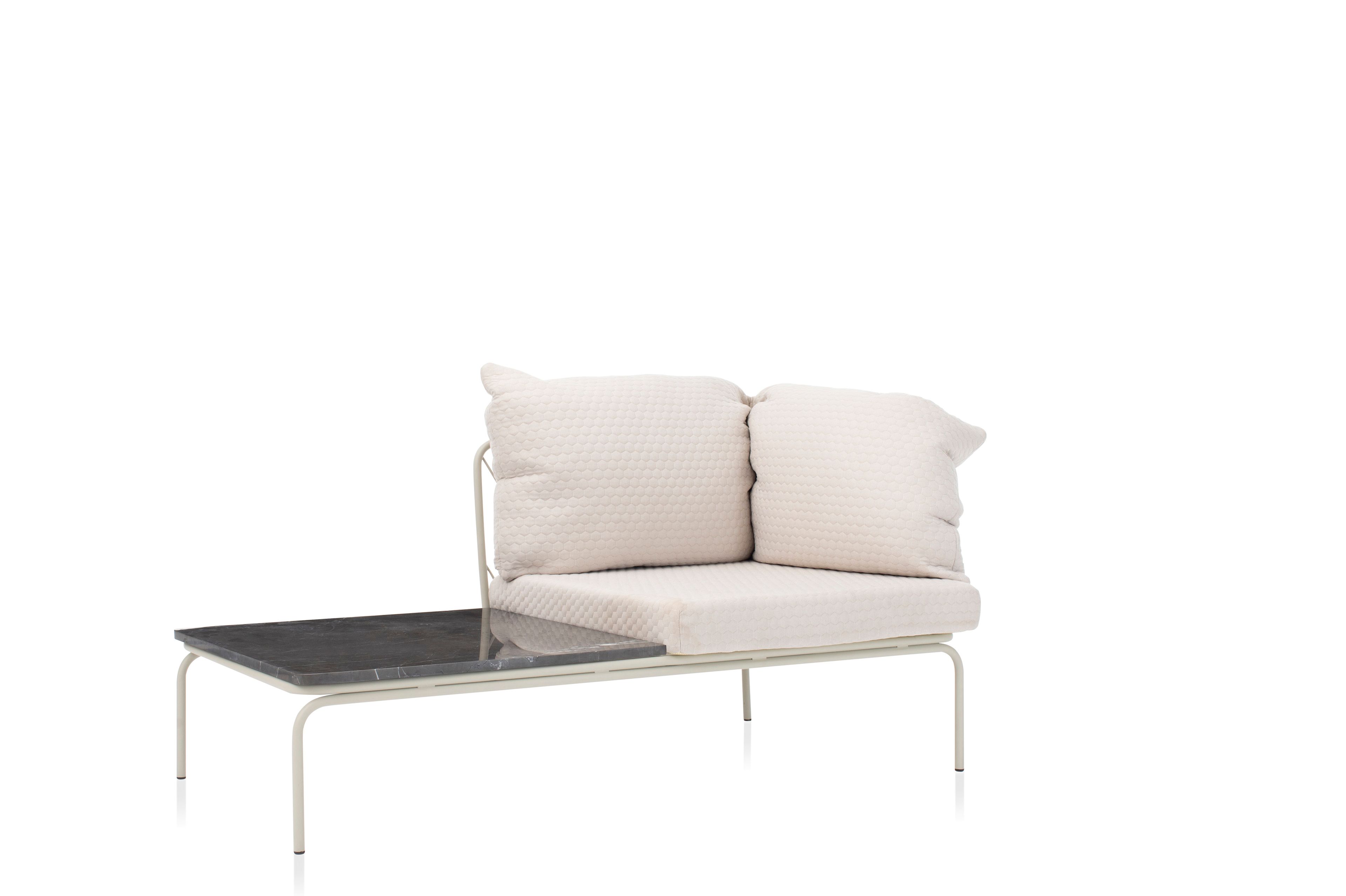 Секционное кресло из ткани с мраморной стойкой для журналов Garda Furniture Ataman ARCH-00113839 - Вид №10