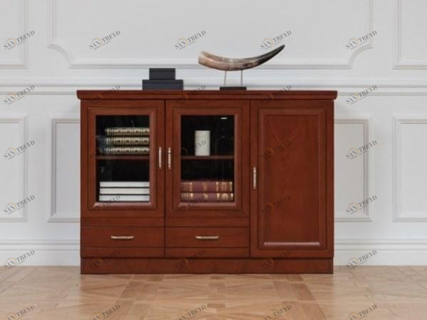 Arrediorg.it® Низкий офисный ящик для хранения из древесного волокна с ящиками Prestige E827-3