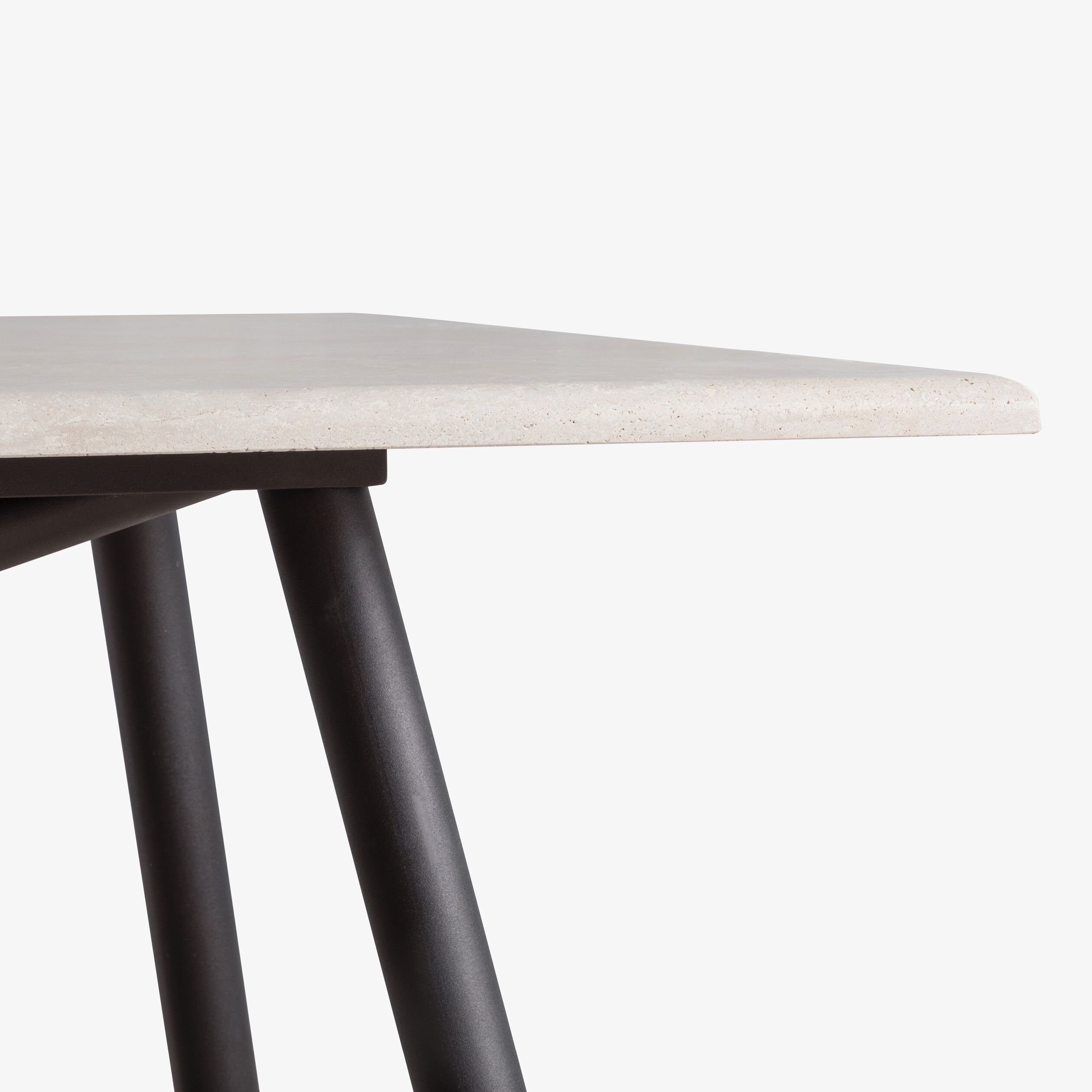 Травертин прямоугольный садовый стол VELTHA® искусство ARCH-00030760 - Вид №9