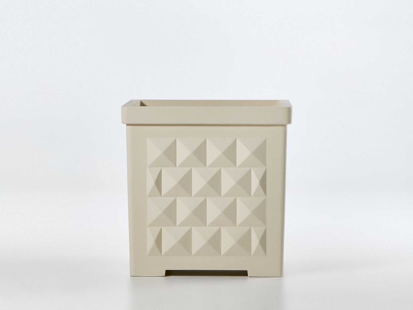 Перерабатываемый двухкомпонентный квадратный садовый горшок из смолы Ellemura бриллиант ARCH-00096716 - Вид №3