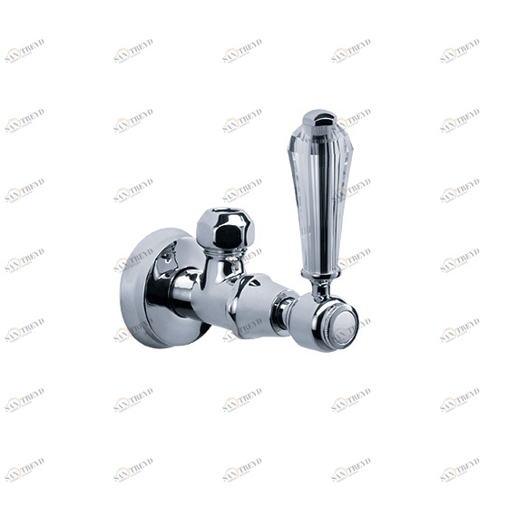 Угловой дизайнерский вентиль ½" JOERGER Delphi Deco 129.12.100.000-AA