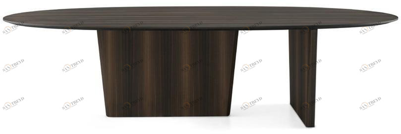 PRADDY Овальный обеденный стол из дерева Ueno Tr042