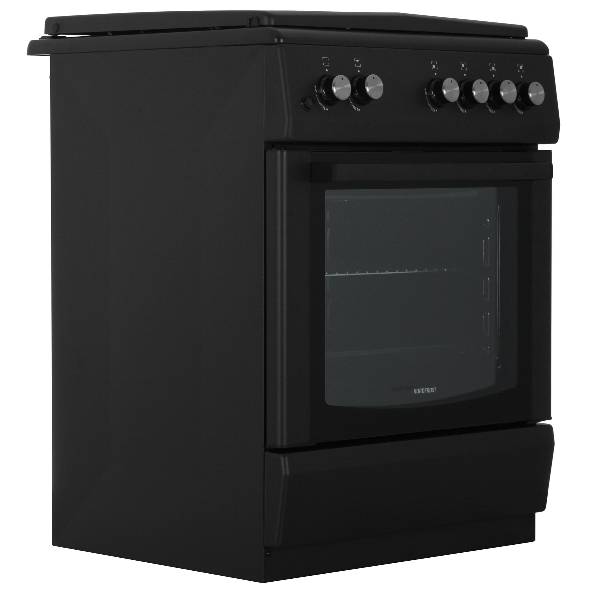 9016711 Газовая плита NORDFROST GG 6061 B черный STDN-0001677 - Вид №1