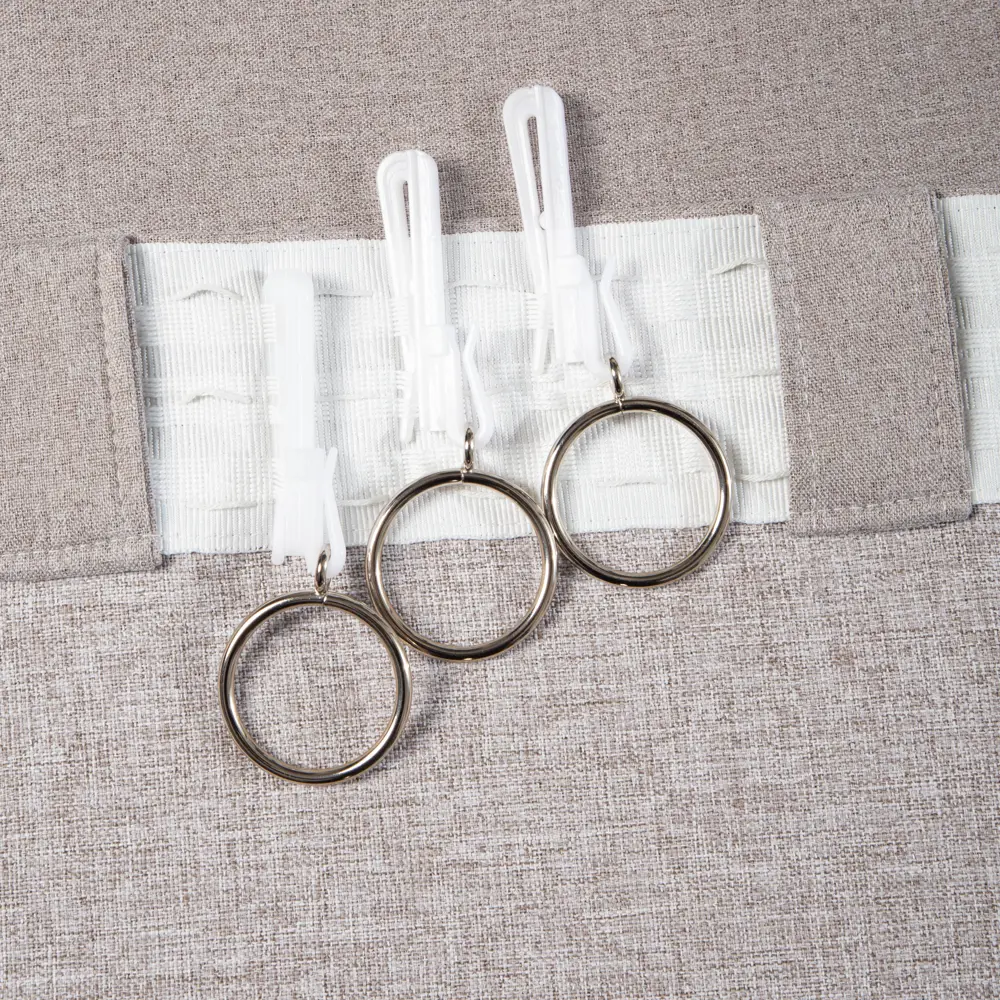 Штора на ленте Ника 200x270 см цвет бежевый СТОЛИЦА ТЕКСТИЛЯ STLM-2144091 - Вид №4