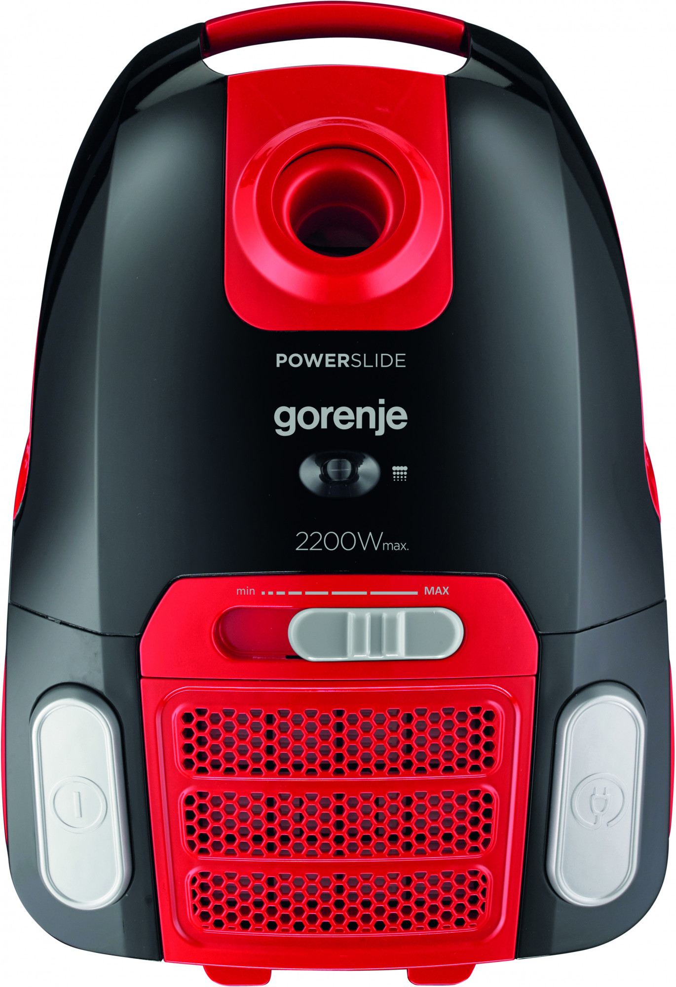 VC2221PSBKR Пылесос мешковый / пылесос мешковый 2200вт, черный/красный Gorenje Santreyd 