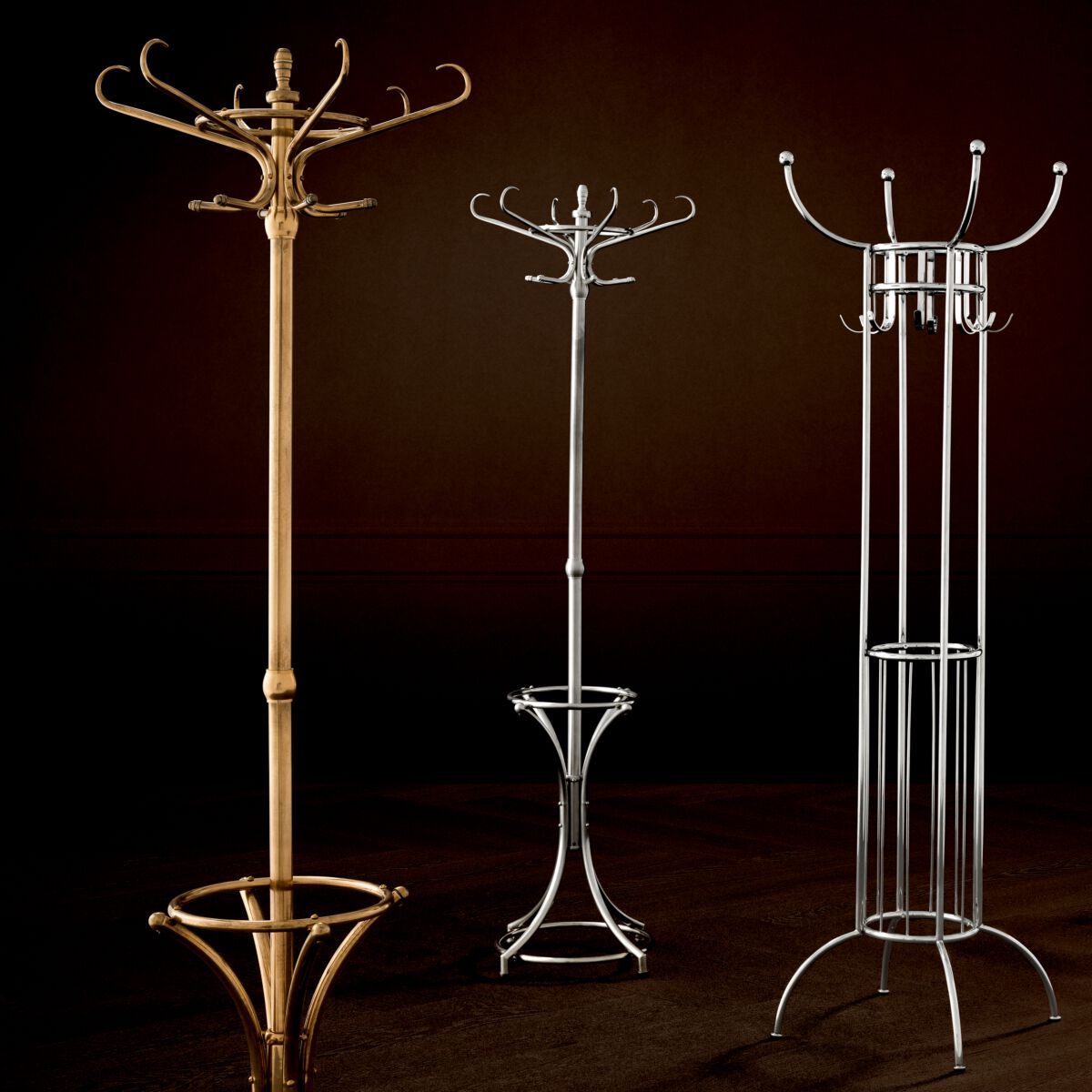 Латунная вешалка для одежды с зонтиком Eichholtz KENT ARCH-00135767 - Вид №1