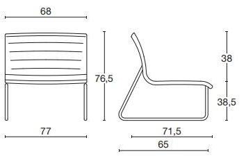 Diemme Санное кресло из экокожи sun-id-1357478 - Вид №4