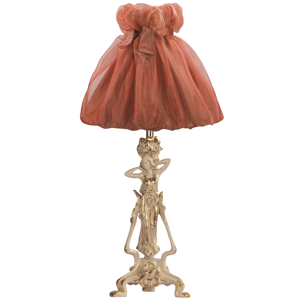 32064,34003 Настольная лампа Флора Айвори Мадлен Роза BOGACHO 4627138210680, 4627138150962