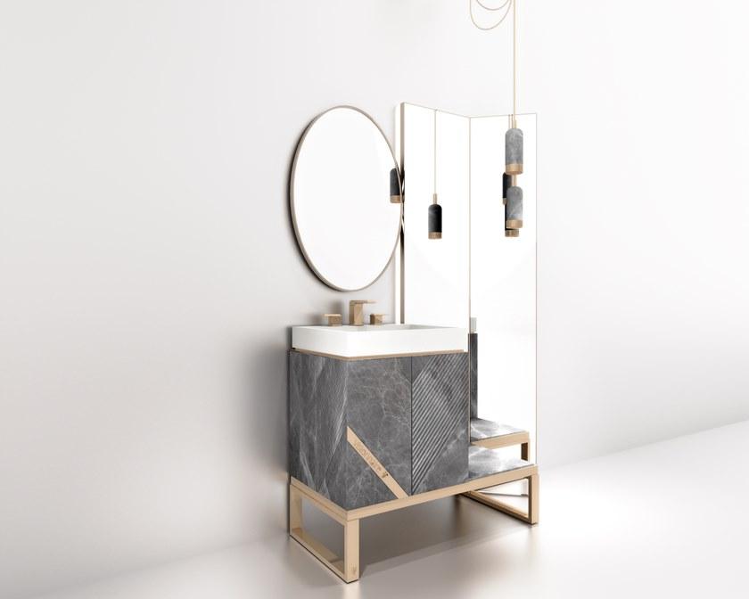 Visionnaire Мебель для умывальника из мрамора с ящиками sun-id-1380273 - Вид №9