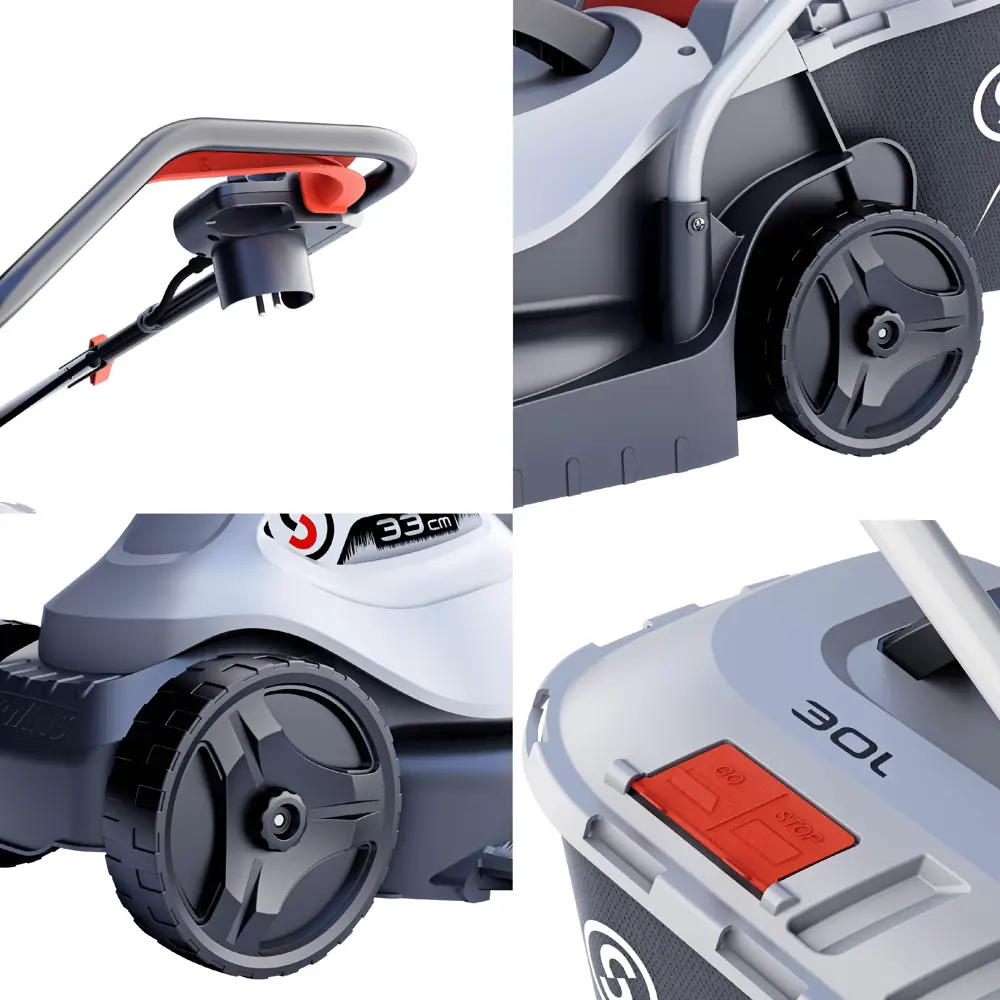 81968063 Газонокосилка электрическая Sterwins ELM1-33P.4 1200 Вт 33 см STLM-0016009  - Вид №11