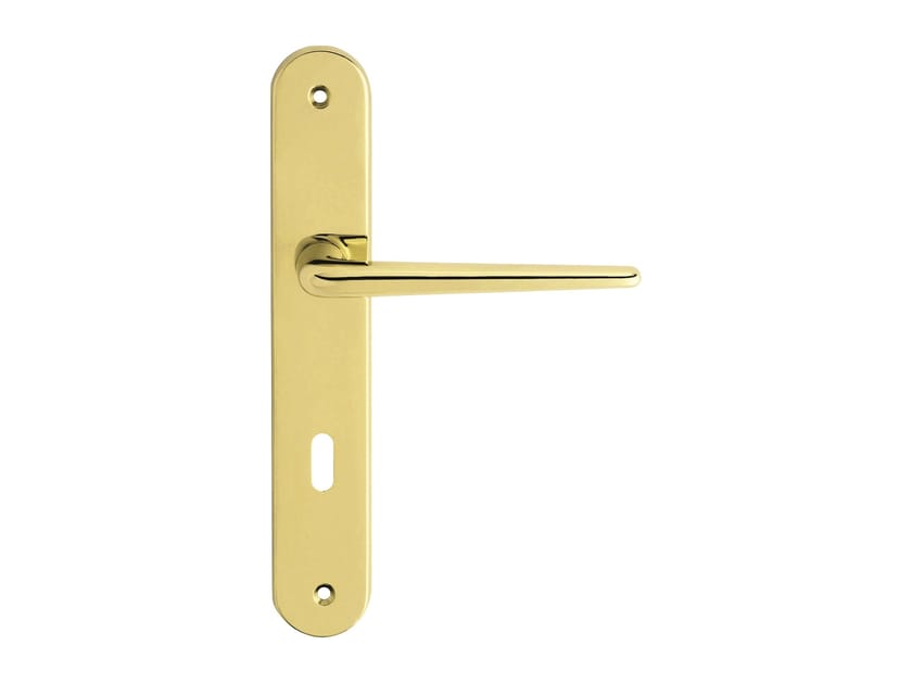 Классическая латунная ручка на пластине с насадкой LINEA CALI' Brixia ARCH-00116910