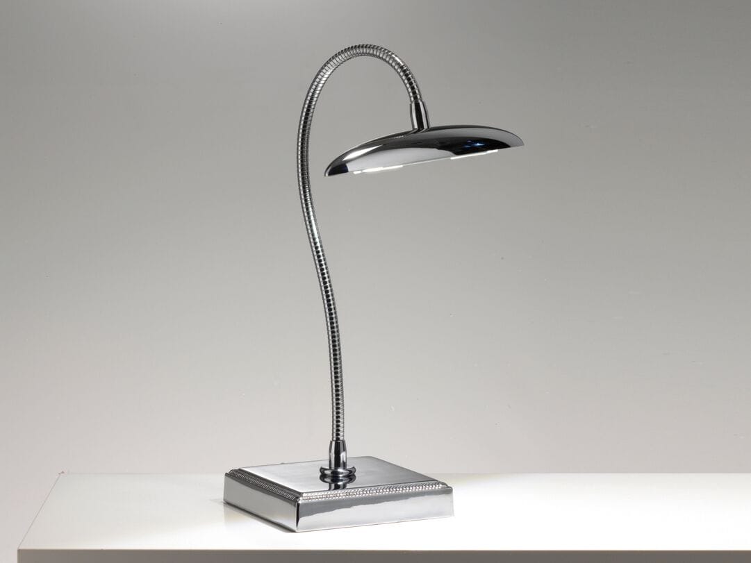 Металлическая светодиодная настольная лампа с гибкой рукояткой Cremasco Illuminazione световые работы ARCH-00059349 - Вид №1