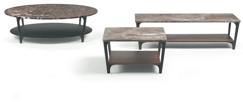 Marelli Низкий прямоугольный журнальный столик из мрамора Tab sun-id-1487140 - Вид №2