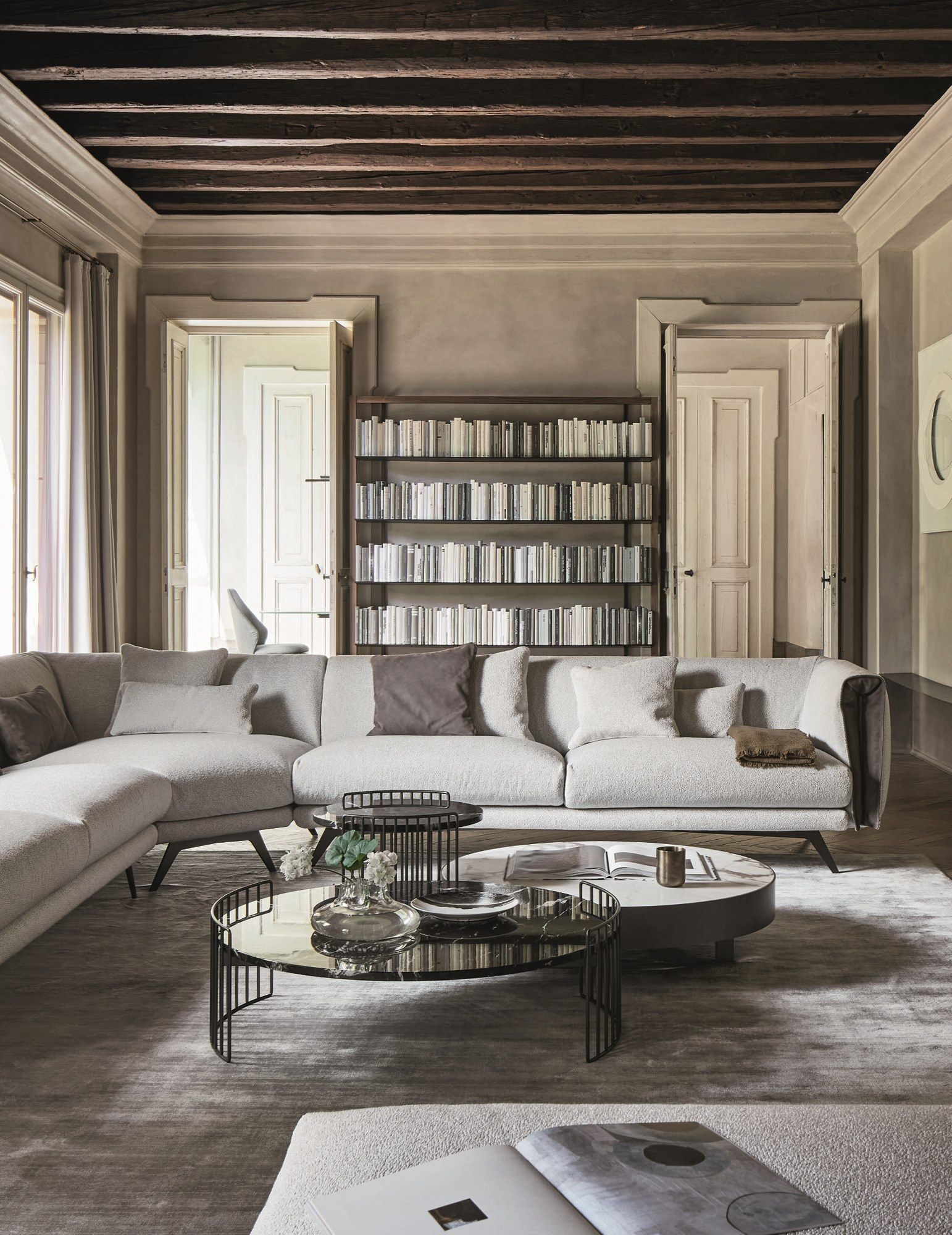 Керамический круглый низкий журнальный столик BONALDO JAZZ ARCH-00103883 - Вид №3