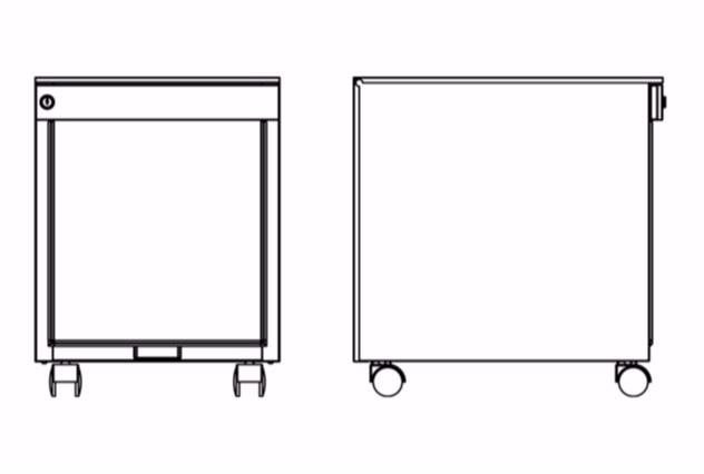 Dieffebi Модульный офисный ящик из металла на колесиках Personal storage sun-id-1486643 - Вид №5